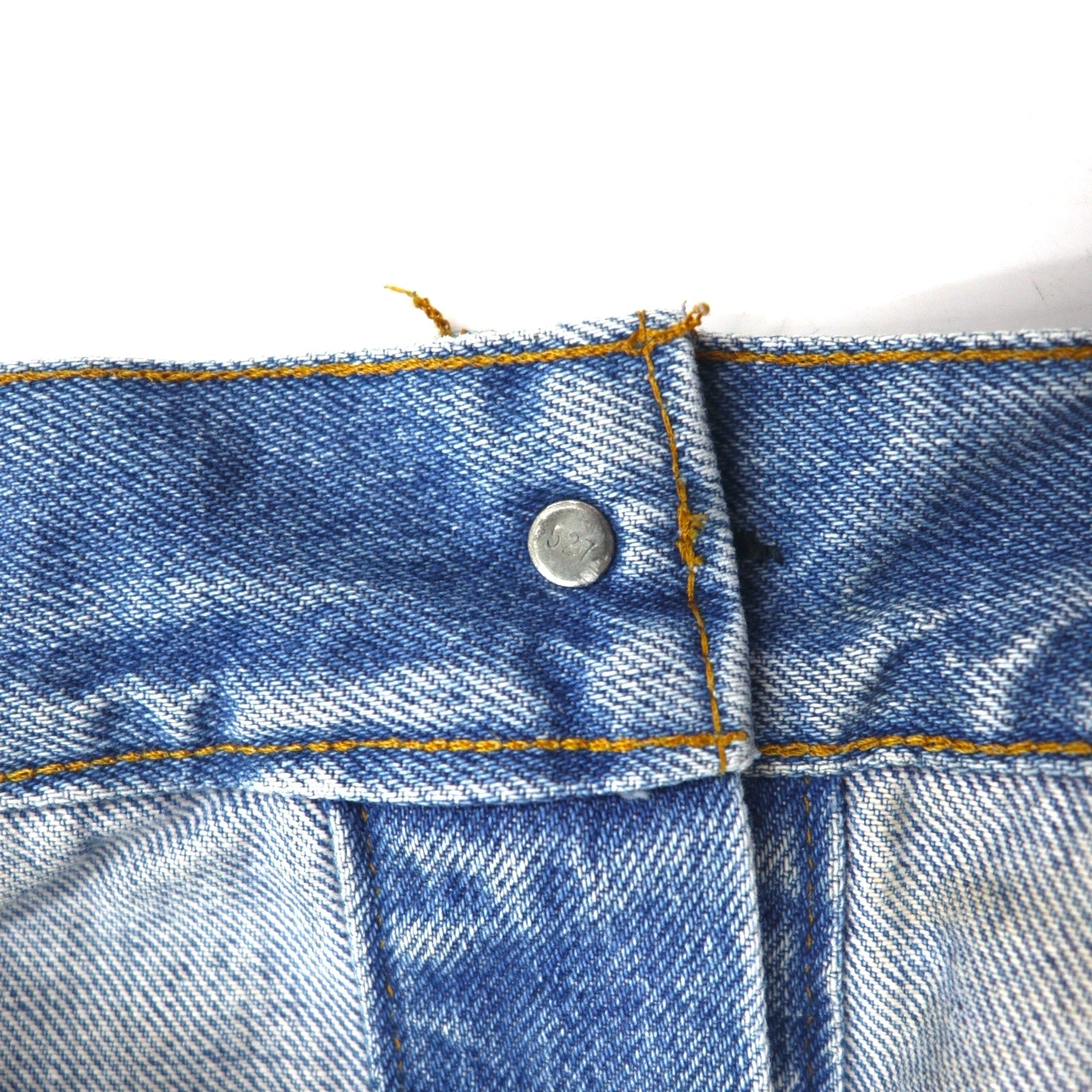 Giacca jeans Levi's anni '80 USA, blu, cotone, taglia XL, bottone 527, modello 70506 0214