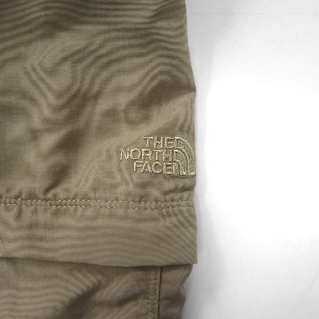THE NORTH FACE Outdoor 2WAY Pantaloni Cargo Convertibili Pantaloncini M Beige Nylon Taglia USA AJFB