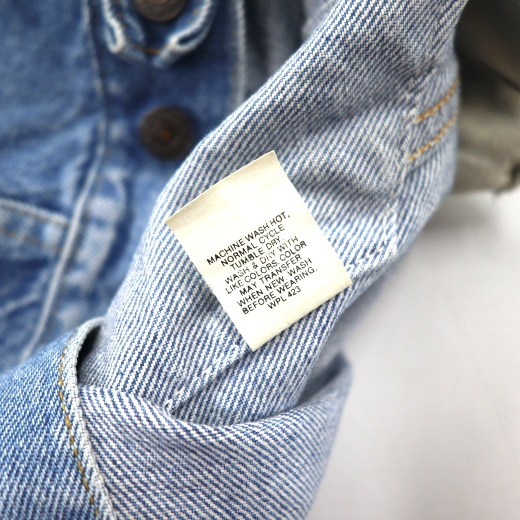 Giacca jeans Levi's anni '80 USA, blu, cotone, taglia XL, bottone 527, modello 70506 0214