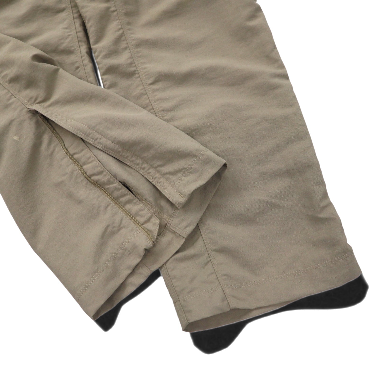 THE NORTH FACE Outdoor 2WAY Pantaloni Cargo Convertibili Pantaloncini M Beige Nylon Taglia USA AJFB