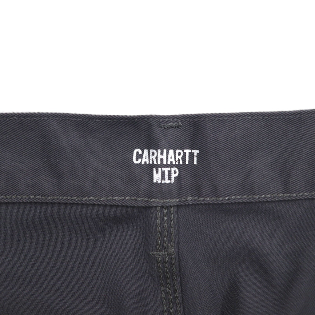 carhartt WIP タック チノパンツ ワークパンツ L グレー ポリエステル ABBOTT PANT I025813 プリーツ