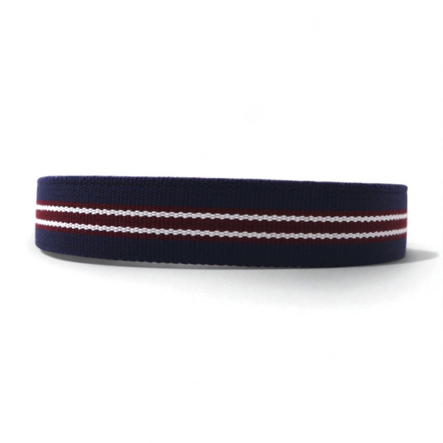 VAN -JAC- IVY Nastro con logo a rete elasticizzata in PU pelle blu navy