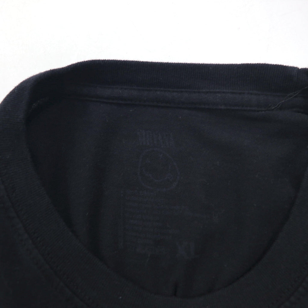 NIRVANA ニルヴァーナ バンド Tシャツ XL ブラック コットン スマイリー