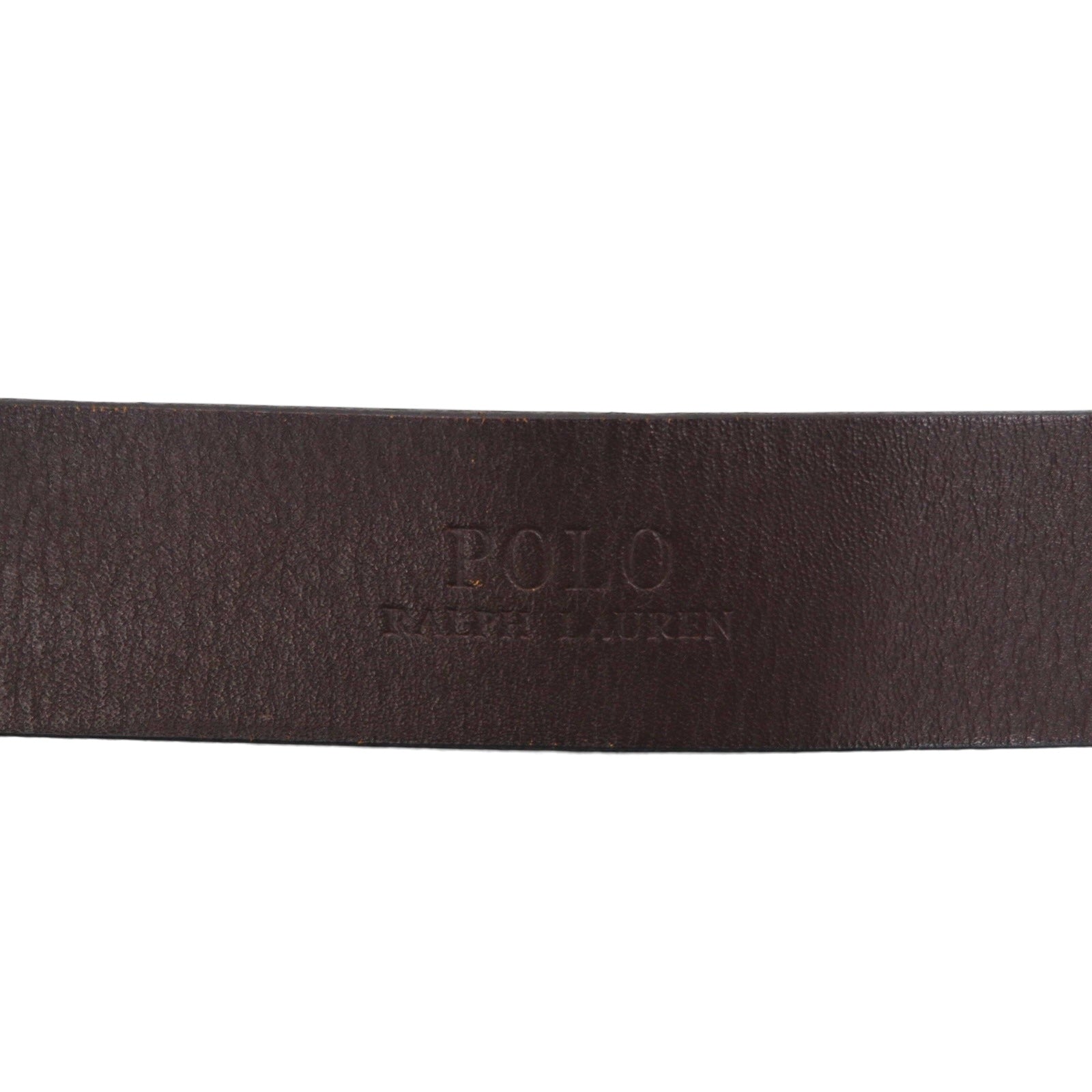 Polo Ralph Lauren スエード ベルト イタリアンレザー ブラウン ゴールド バックル 1326