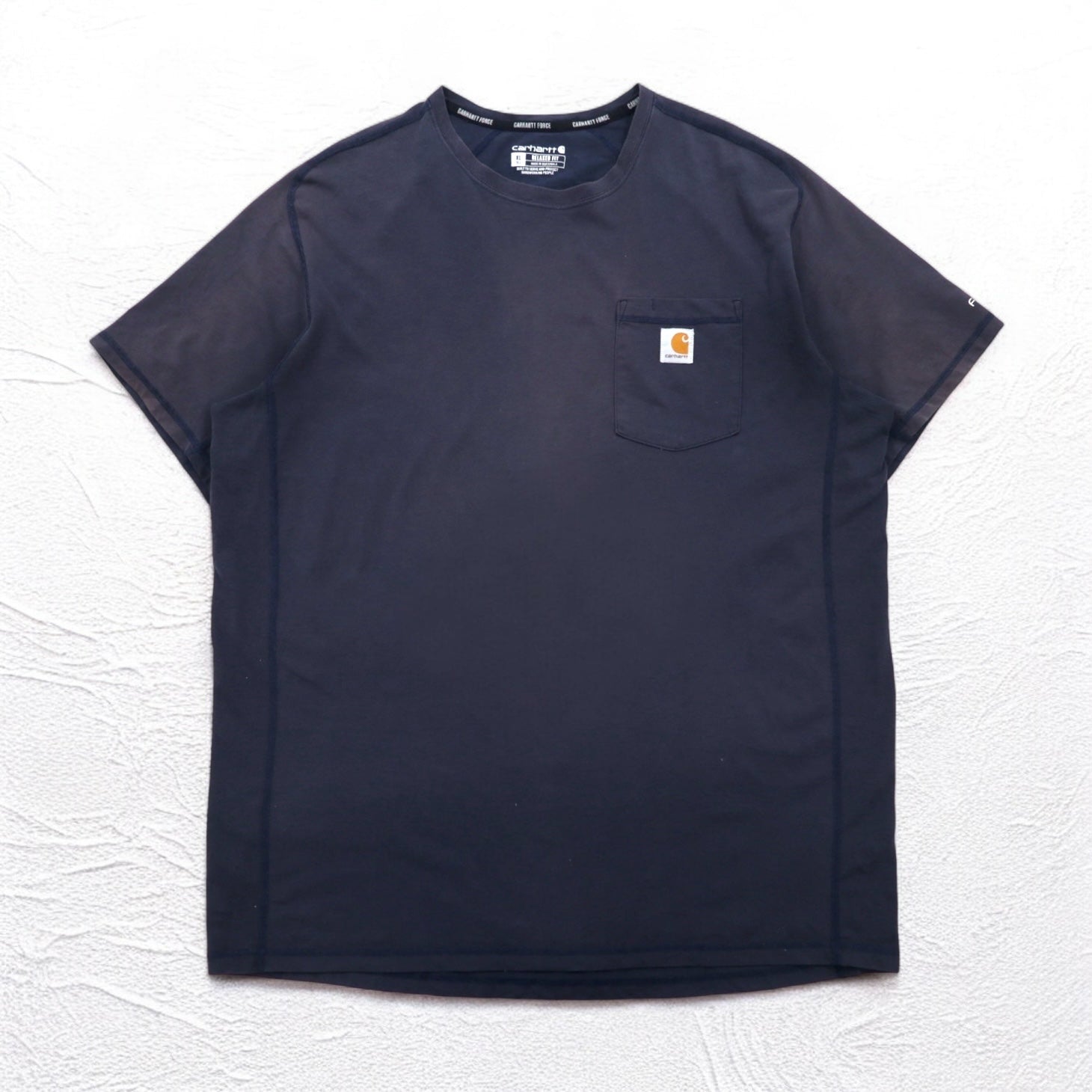 Carhartt T-shirt con taschino XL Blu navy Force Relaxed Fit Midweight Short Sleeve Pocket T-Shirt 104616