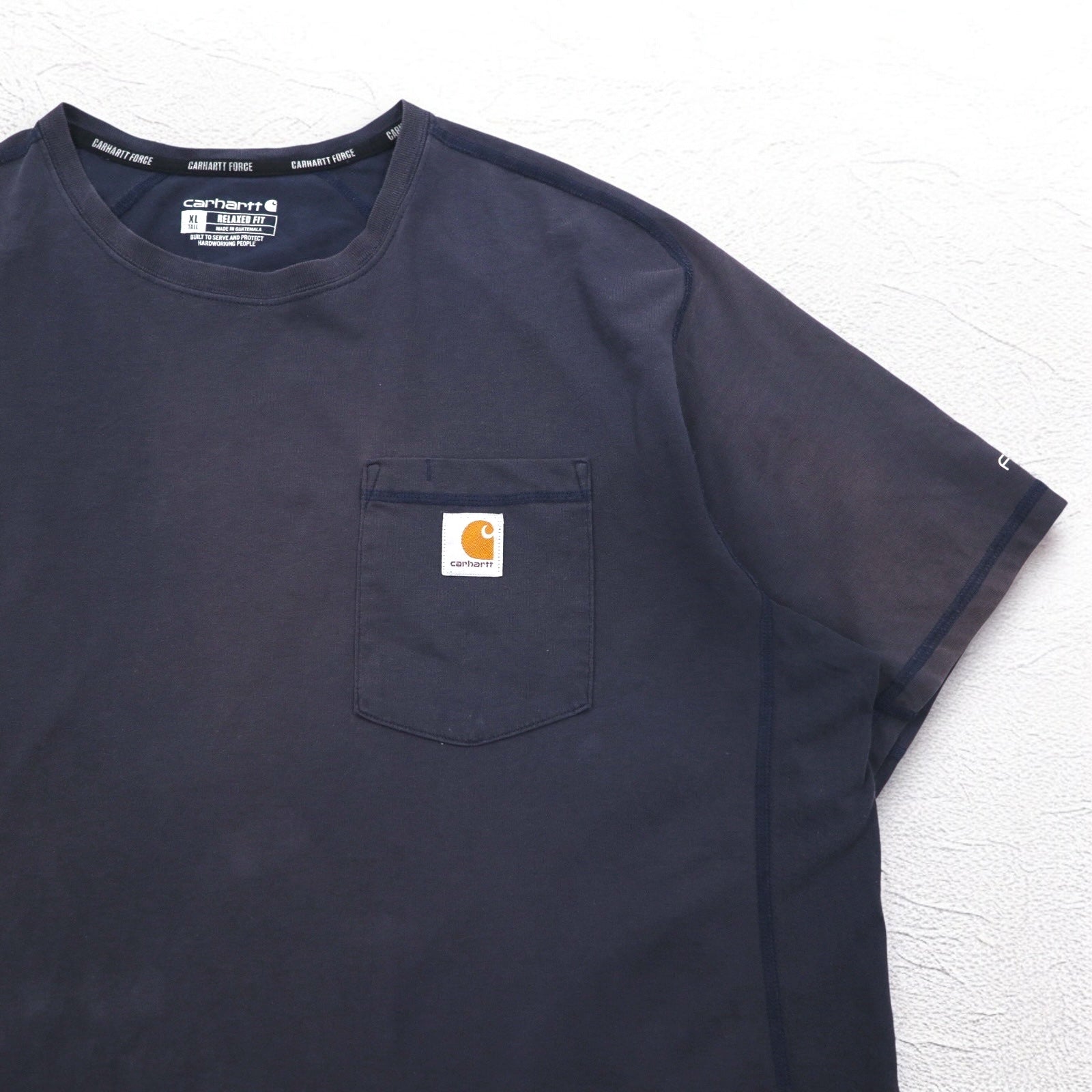 Carhartt T-shirt con taschino XL Blu navy Force Relaxed Fit Midweight Short Sleeve Pocket T-Shirt 104616