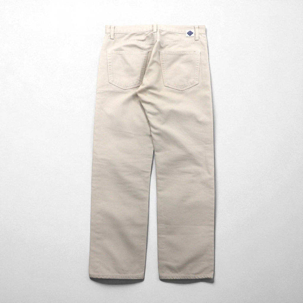 POST OVERALLS ( POST O’ALLS ) USA製 コーデュロイ チノパンツ ワークパンツ M ベージュ TALONジップ 5ポケット