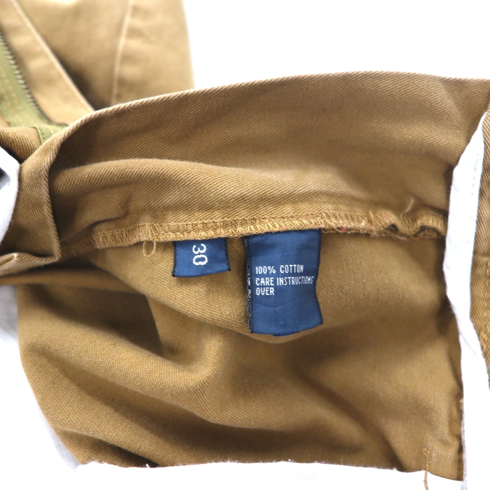Polo by Ralph Lauren anni '90 TYLER SHORT Pantaloncini chino a due pinces M Beige Cotone