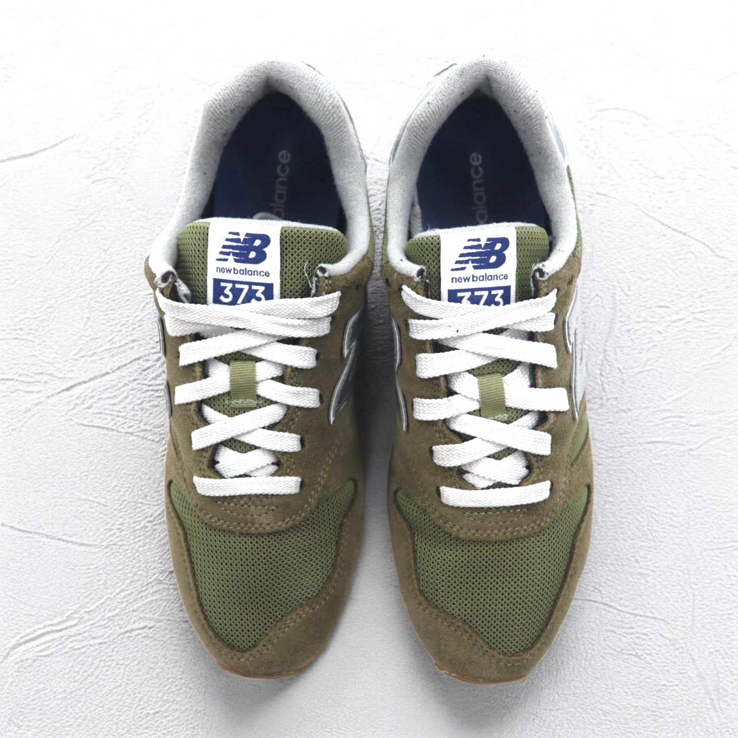 new balance 373 スエード スニーカー 27cm カーキ メッシュ ML373MN2
