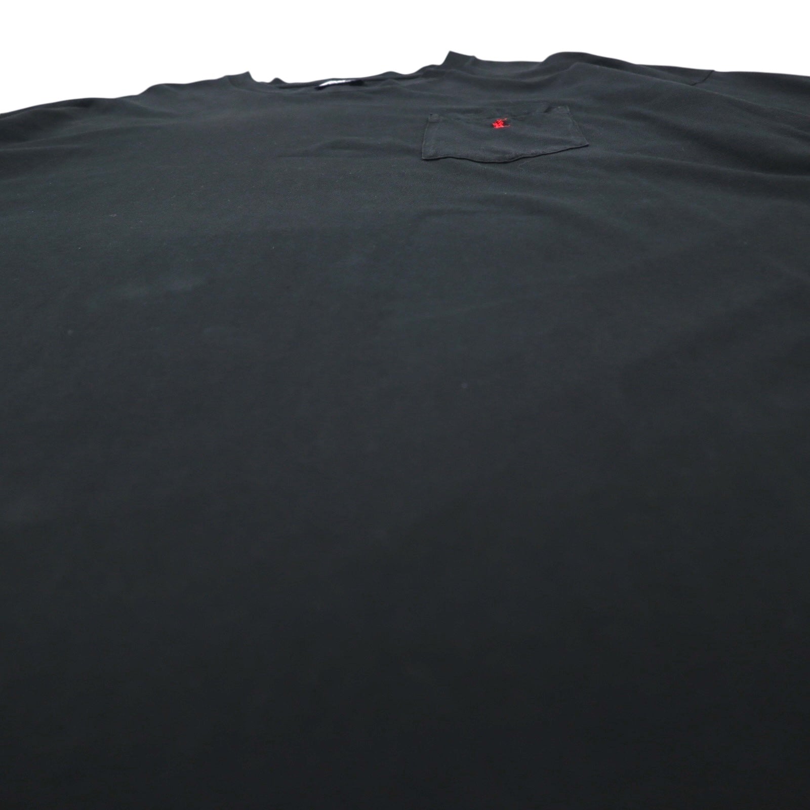 Polo by Ralph Lauren anni '90 T-shirt con taschino taglia 3XL TALL nera con ricamo Small Pony prodotta in Honduras