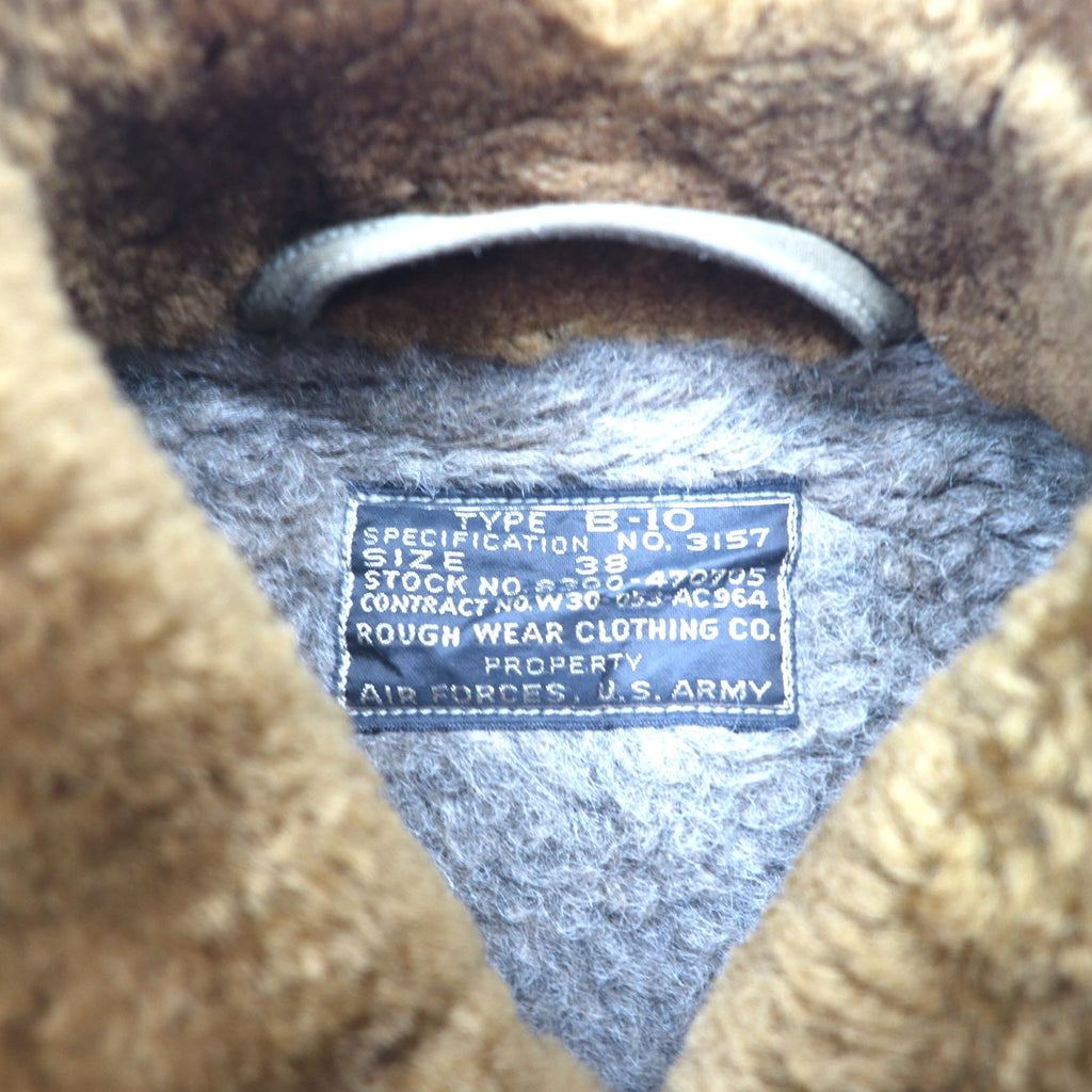 Buzz Rickson's (Toyo Enterprise) B-10 Giacca da Volo M Cachi Cotone ROUGH WEAR CLOTHING CO. BR11133