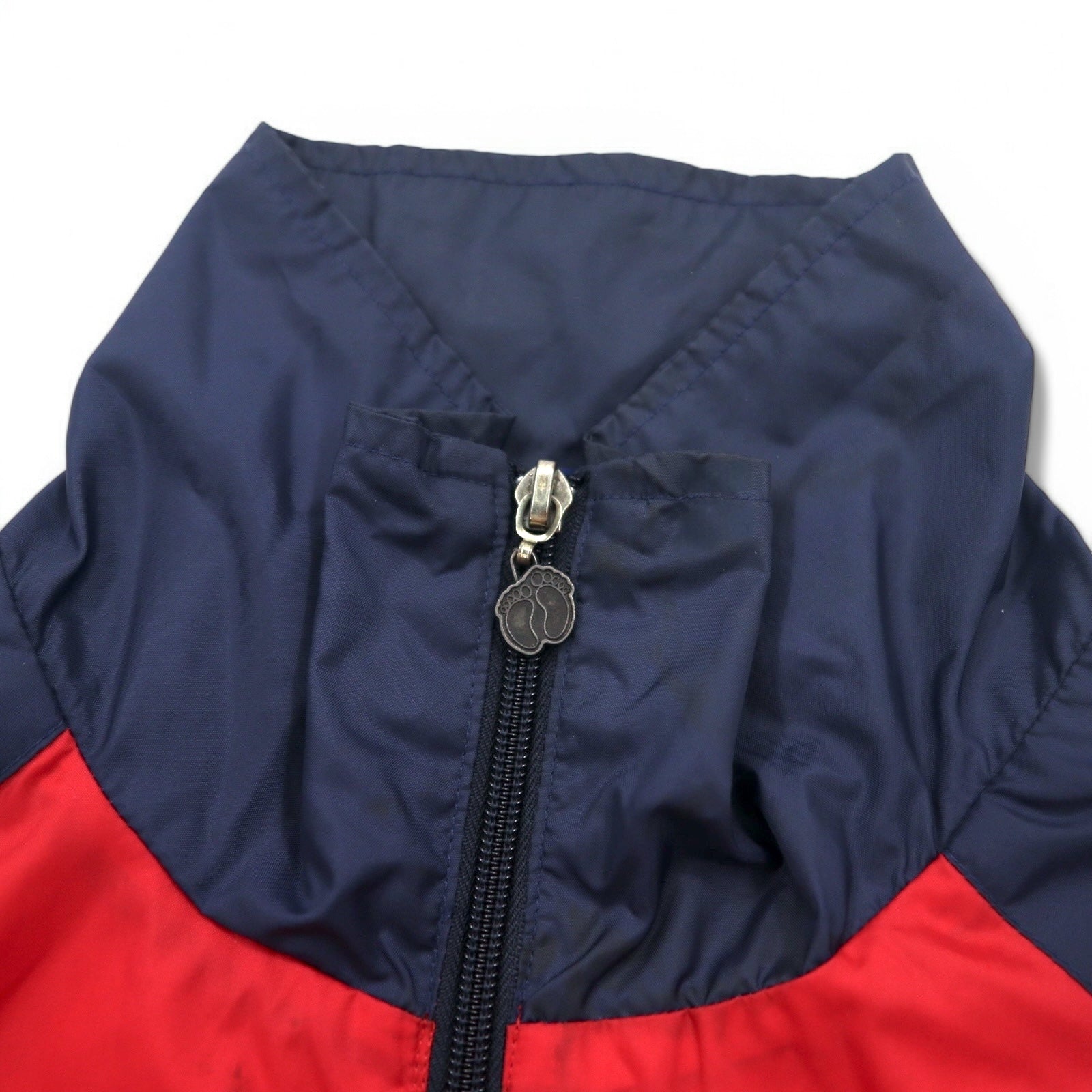 Giacca in nylon HANG TEN anni 2000, giacca da pista, tuta da ginnastica, taglia L, ricamo logo a punto singolo rosso