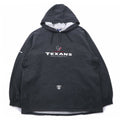 Felpa con cappuccio Reebok, pullover, 2XL, grigia, interno felpato, tasca frontale, NFL Houston Texans, taglia grande