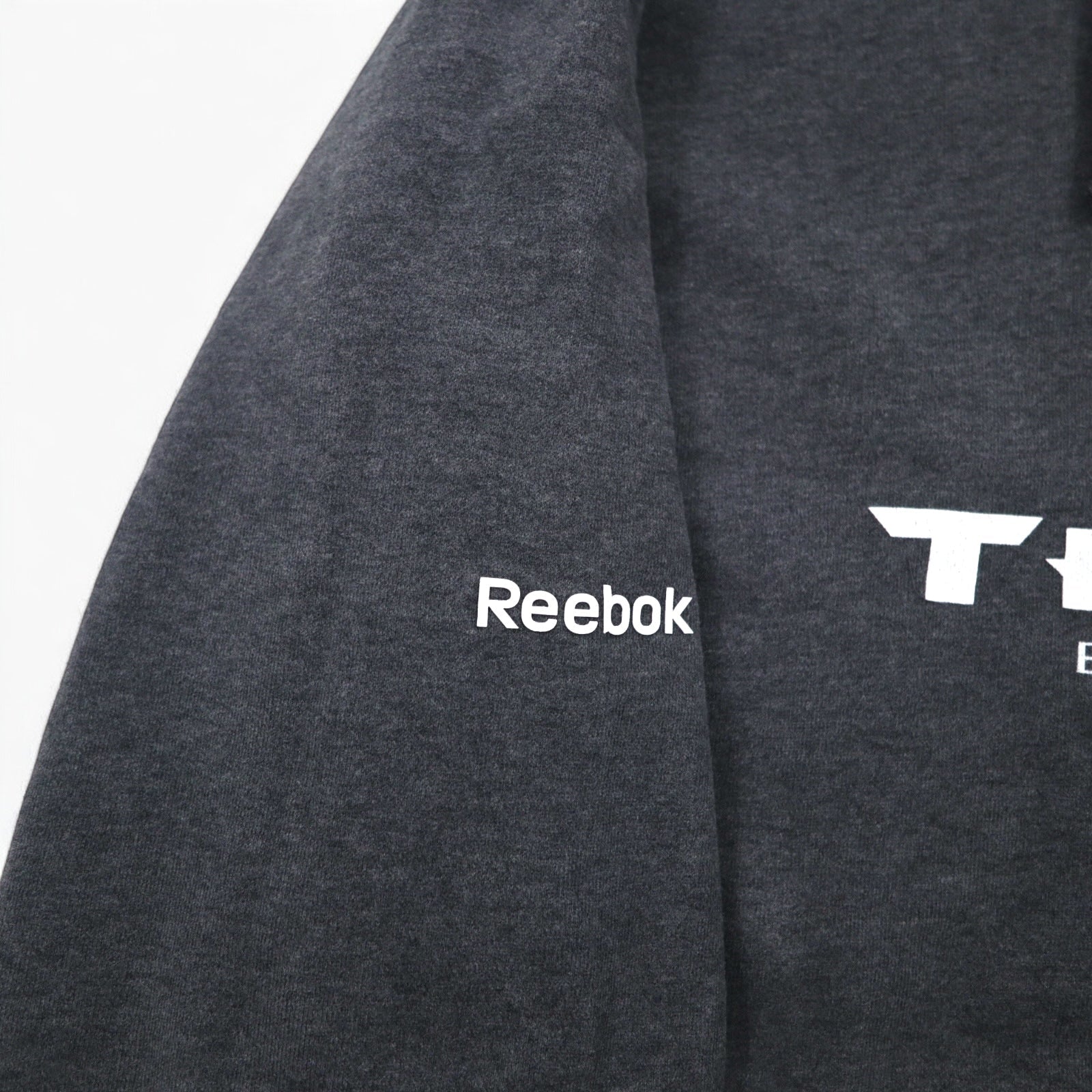 Felpa con cappuccio Reebok, pullover, 2XL, grigia, interno felpato, tasca frontale, NFL Houston Texans, taglia grande
