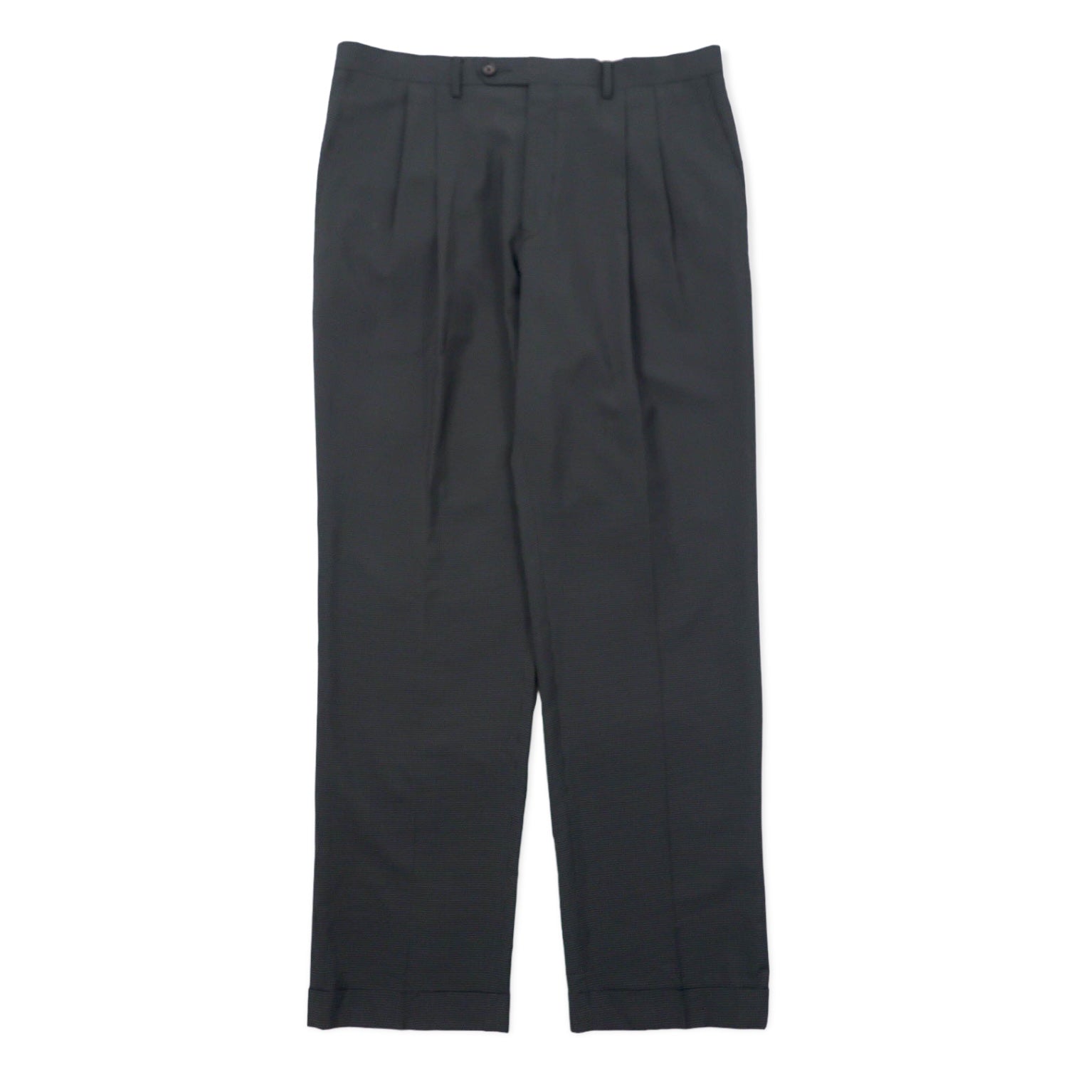 RALPH LAUREN Pantaloni con pinces larghi 2 pieghe 34 grigio a quadri poliestere lavabile