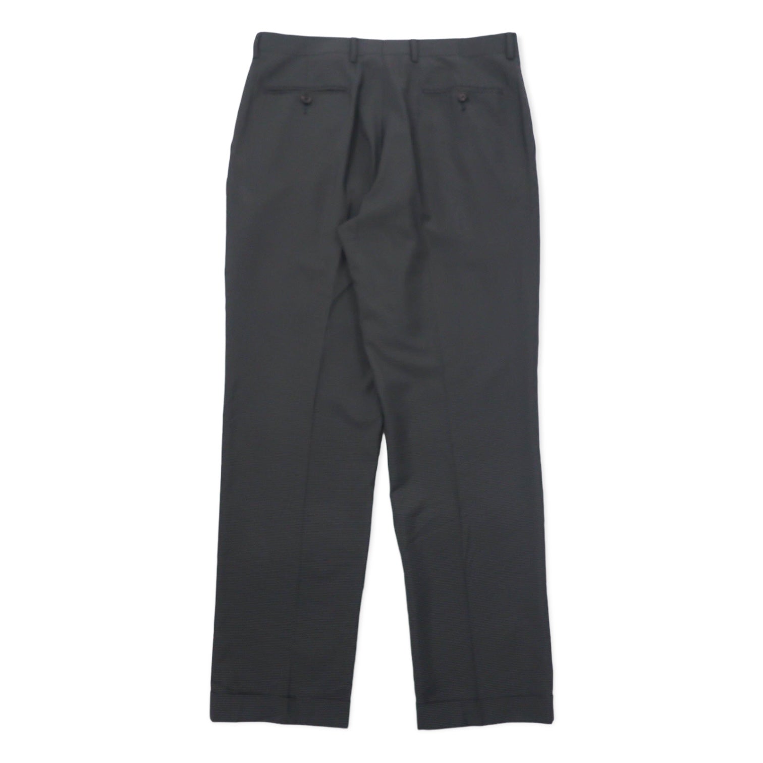 RALPH LAUREN Pantaloni con pinces larghi 2 pieghe 34 grigio a quadri poliestere lavabile