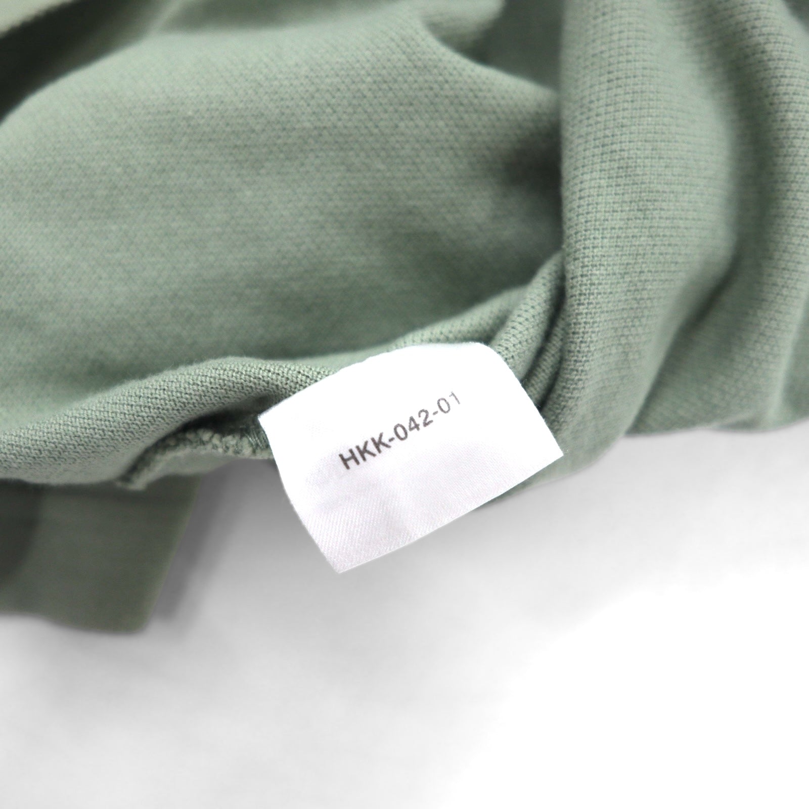 BURBERRY Polo L Verde Khaki Cotone Piqué Taschino sul petto Logo ricamato