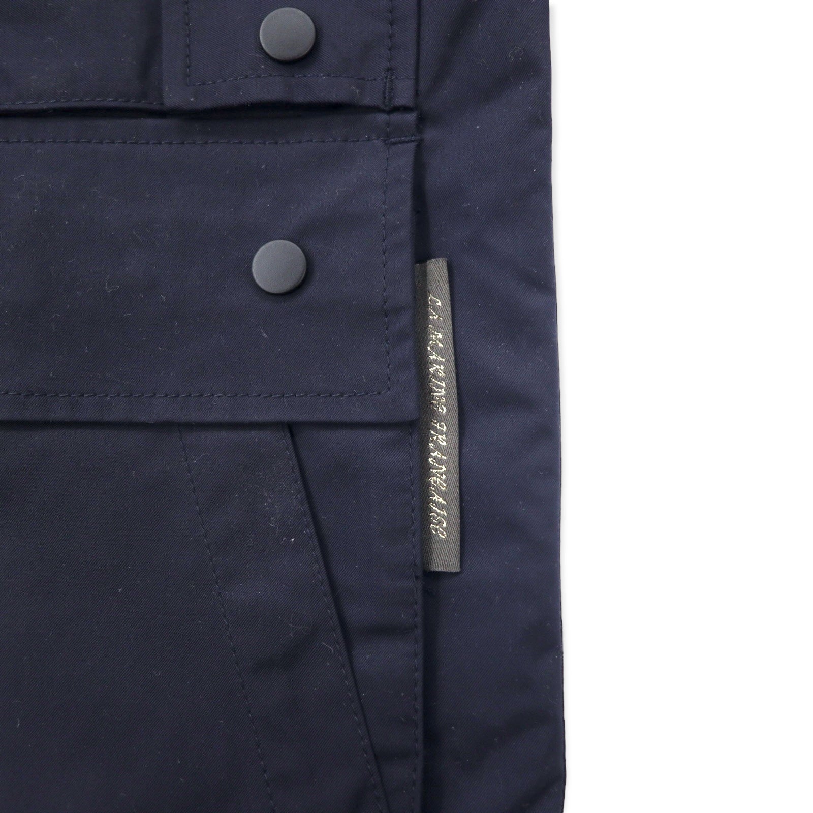 LA MARINE FRANCAISE SAMIA × T-400 Beach Blouson Militare Combinato Gimmick Jacket 48 Blu Marino Poliestere MMG7711051 Nuovo con etichette