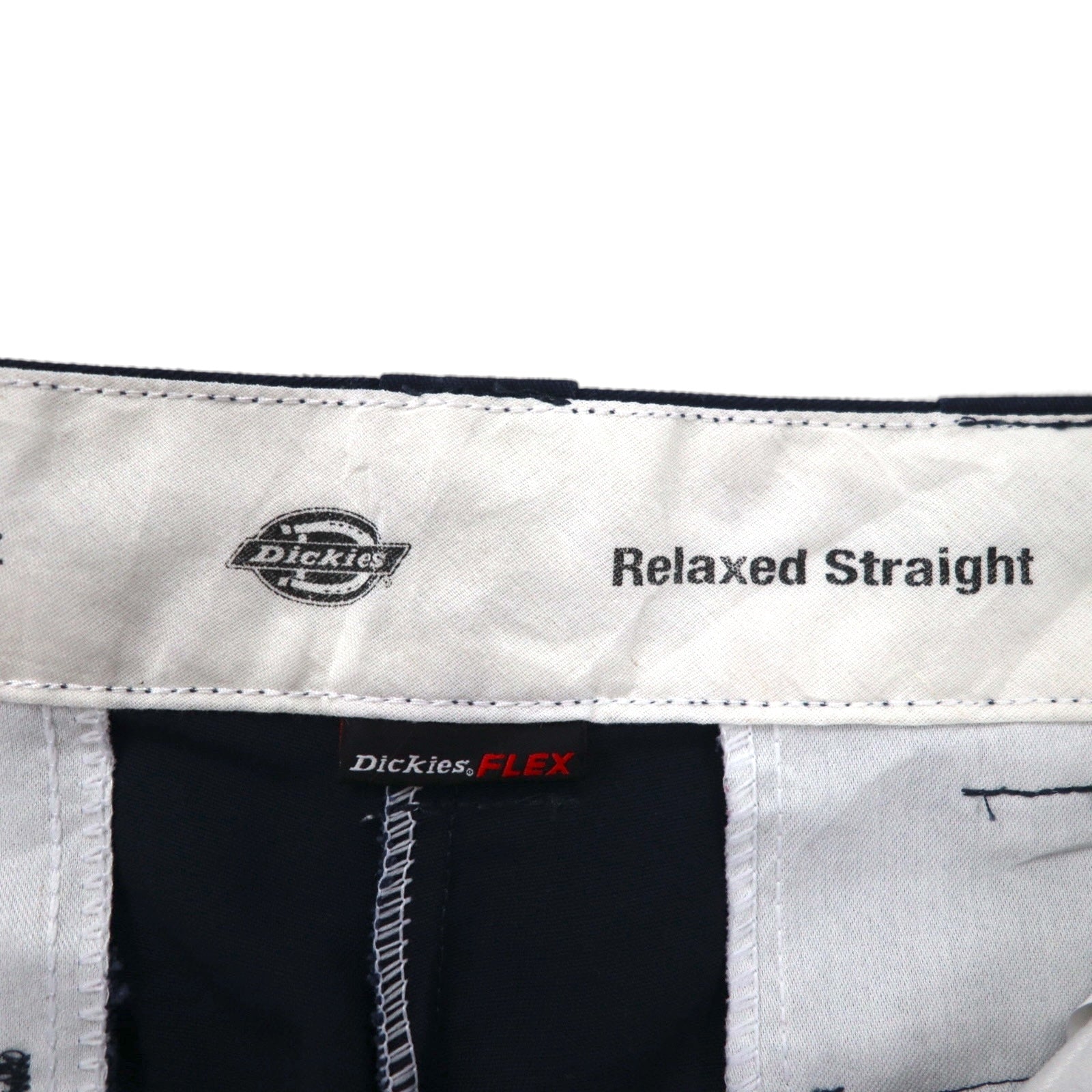 Dickies pantaloni da lavoro relaxed fit, chino, taglia L, blu navy, poliestere cotone WP835DN
