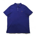 POLO RALPH LAUREN Custom Slim Fit Polo XL Navy Cotone Piccolo Cavallino Ricamato