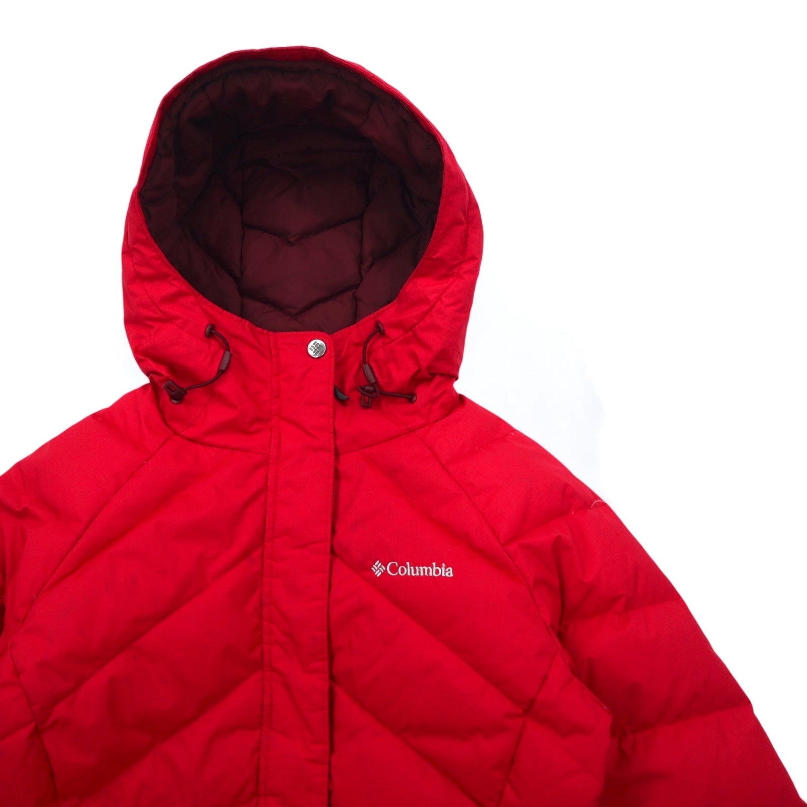 Columbia 550フィルパワー OMNI-HEAT オムニヒート ダウンコート S レッド WK0912