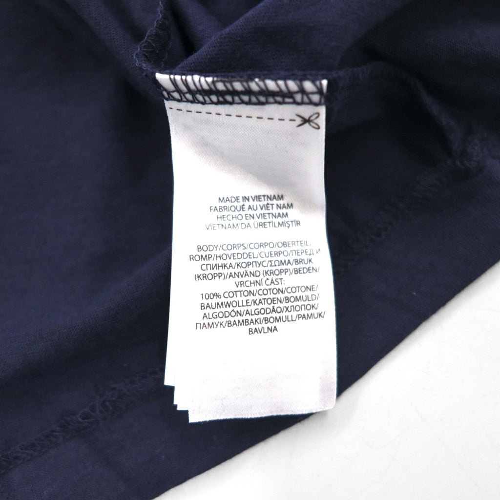 POLO RALPH LAUREN カレッジ プリント Tシャツ 3XL ネイビー コットン ビッグサイズ