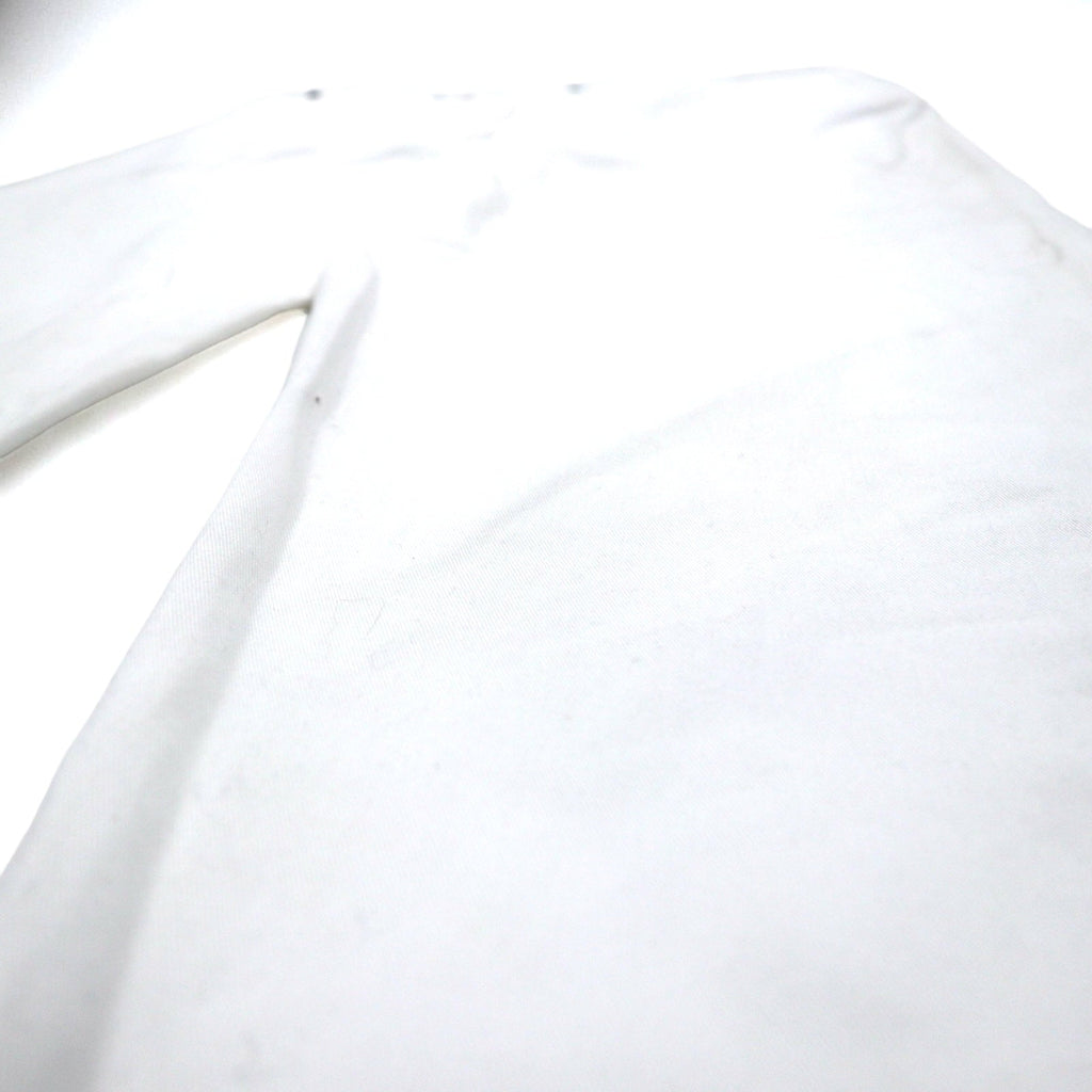 LAUREN JEANS Co. RALPH LAUREN jeans ampi a gamba affusolata anni '90, taglia M, bianchi, in cotone
