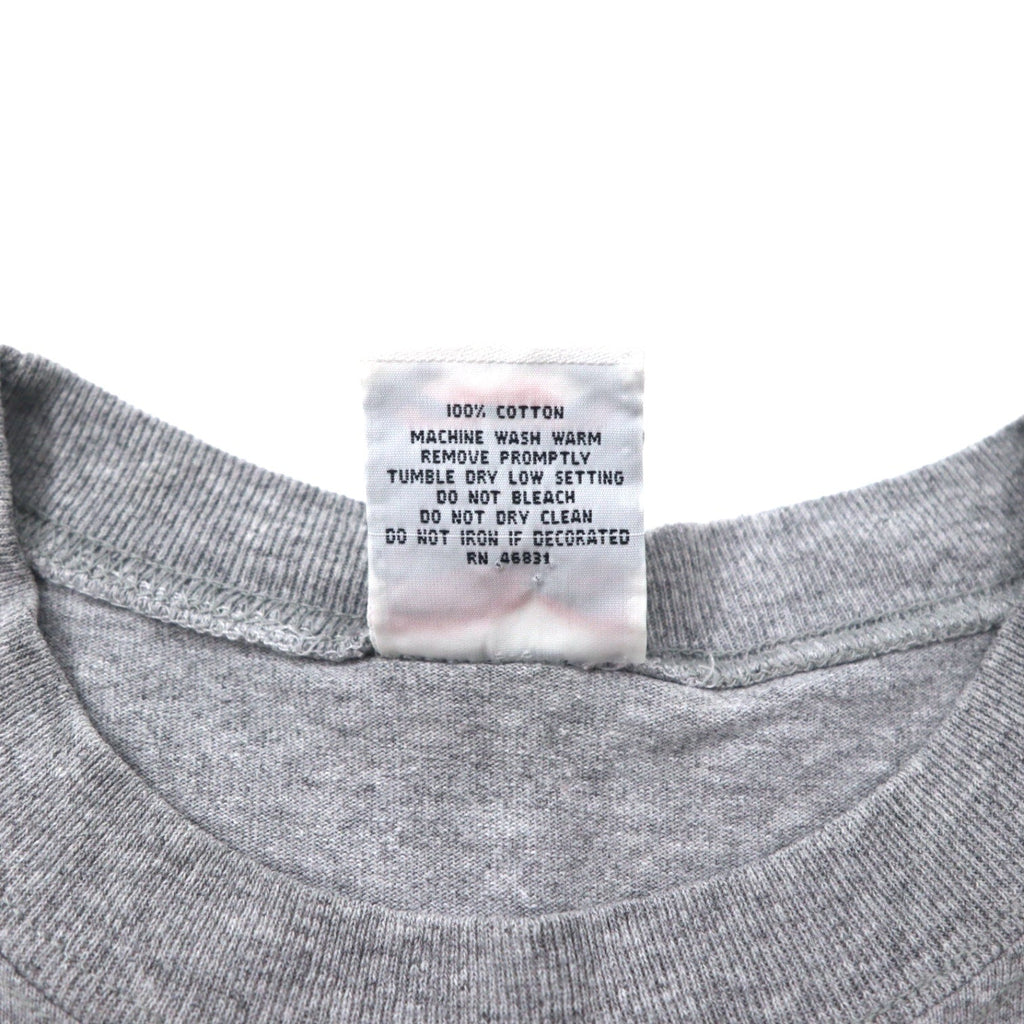 T-shirt stampata Riddell NFL anni '90, Made in USA, taglia L, colore grigio, cotone, FALCONS, taglia grande