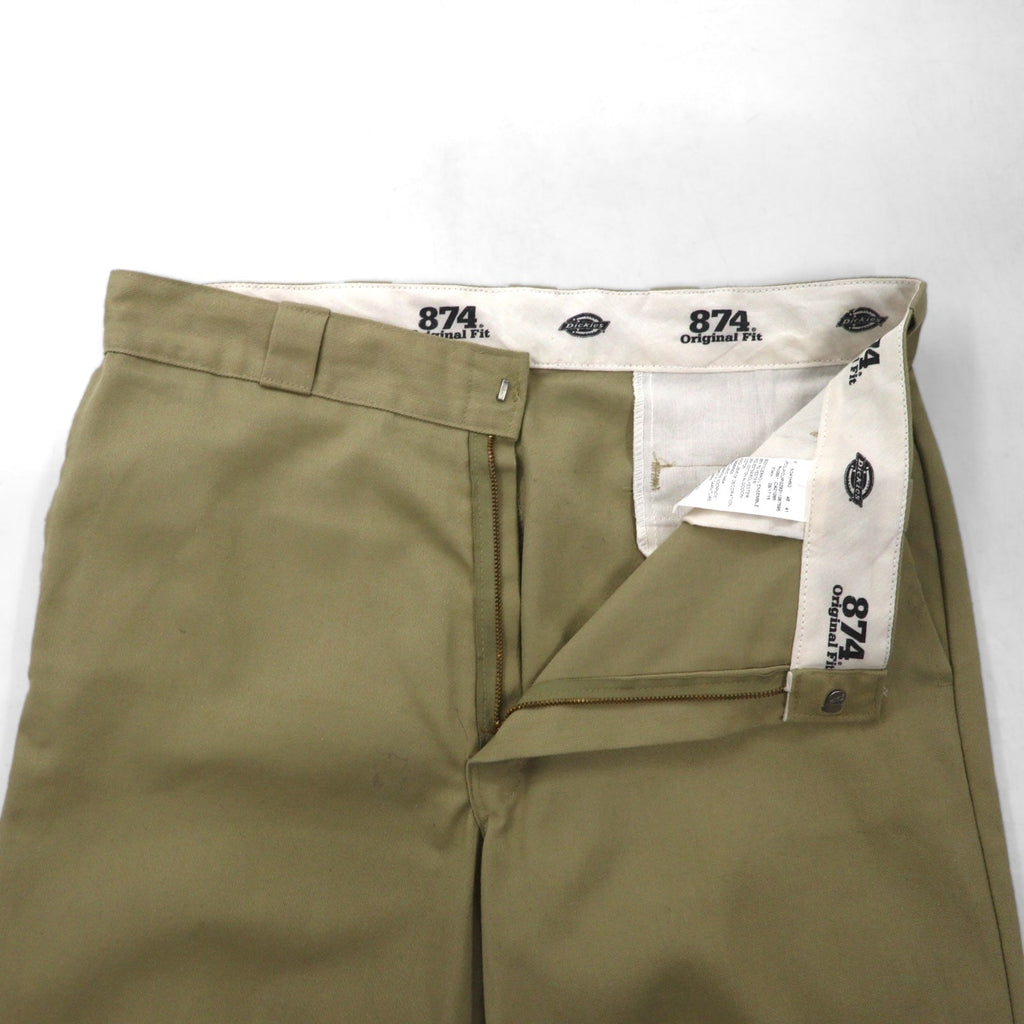 Dickies 874 Original Fit Work Pants Chino Pantaloni L Beige Poliestere Cotone