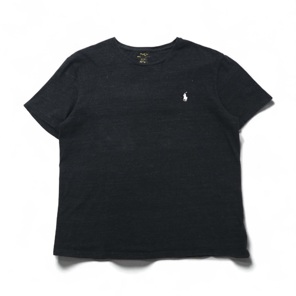 POLO RALPH LAUREN T-shirt con ricamo piccolo pony M grigio cotone