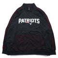 Majestic トラックジャケット ジャージ 4XL ブラック ポリエステル サイドライン NFL PATRIOTS