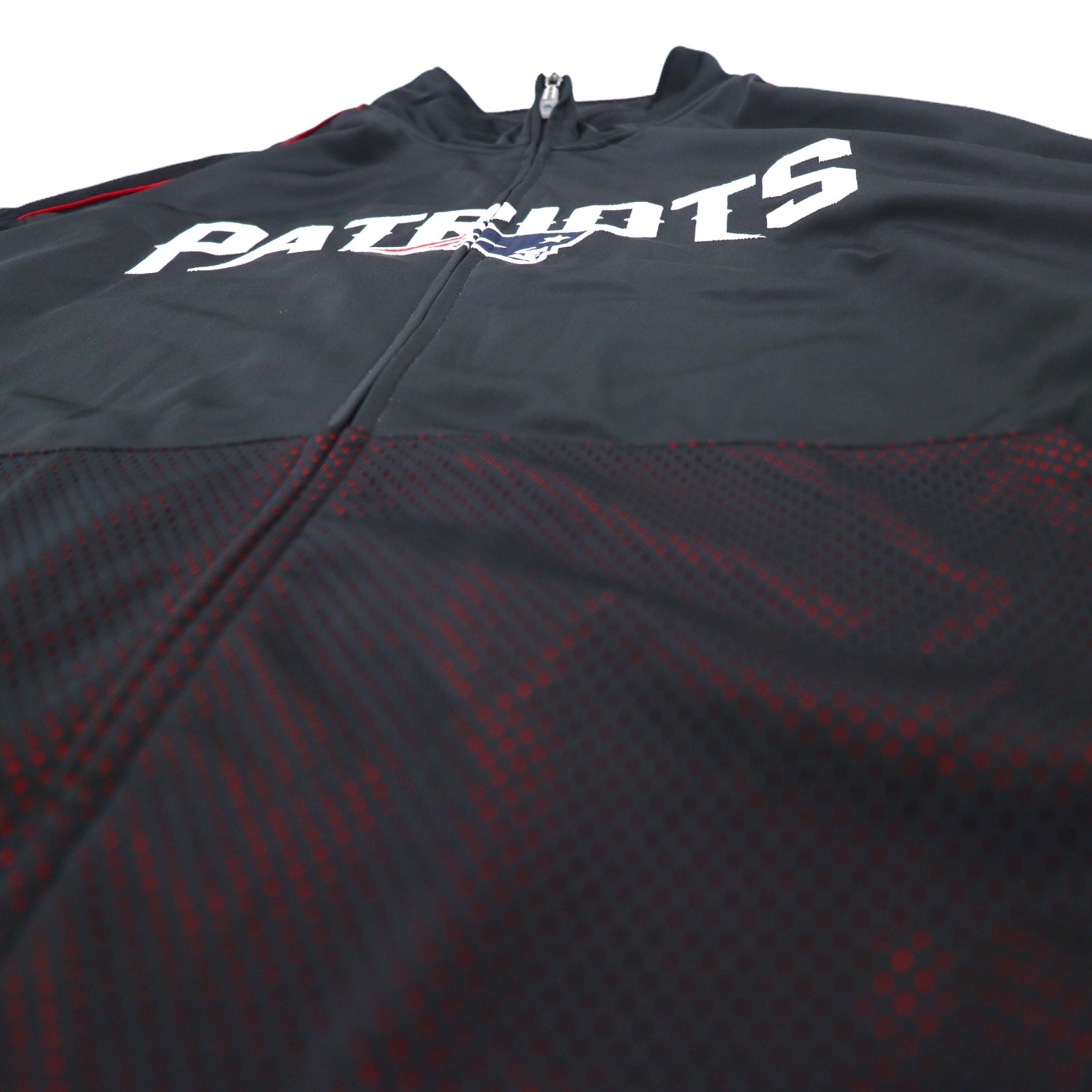 Majestic トラックジャケット ジャージ 4XL ブラック ポリエステル サイドライン NFL PATRIOTS
