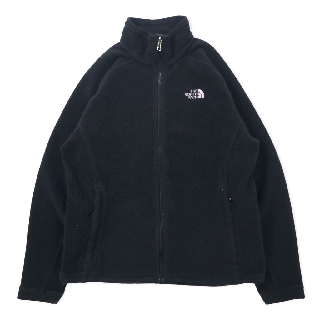 THE NORTH FACE Giacca in pile full zip M Nero Poliestere Logo ricamato a punto singolo