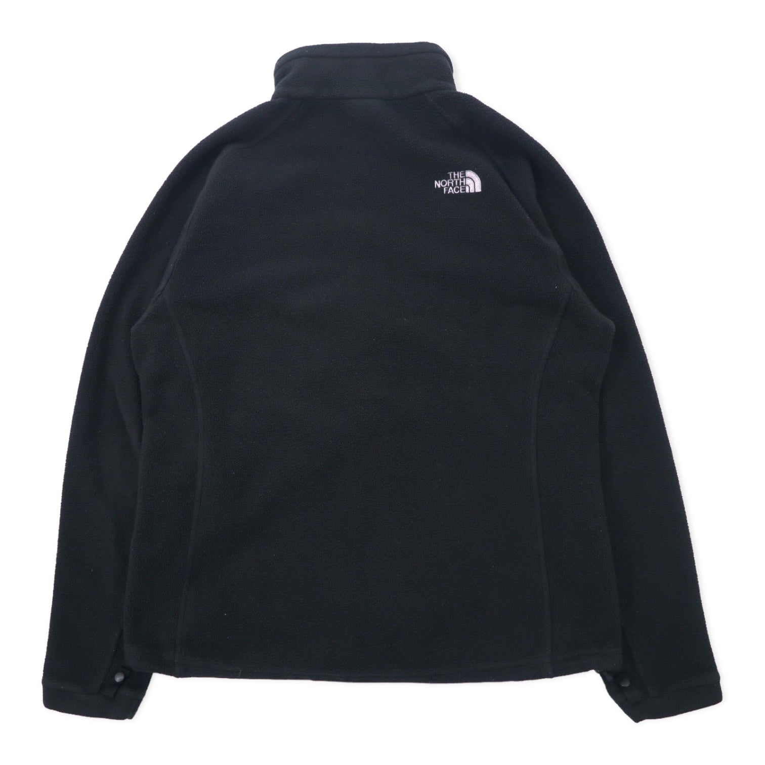 THE NORTH FACE Giacca in pile full zip M Nero Poliestere Logo ricamato a punto singolo