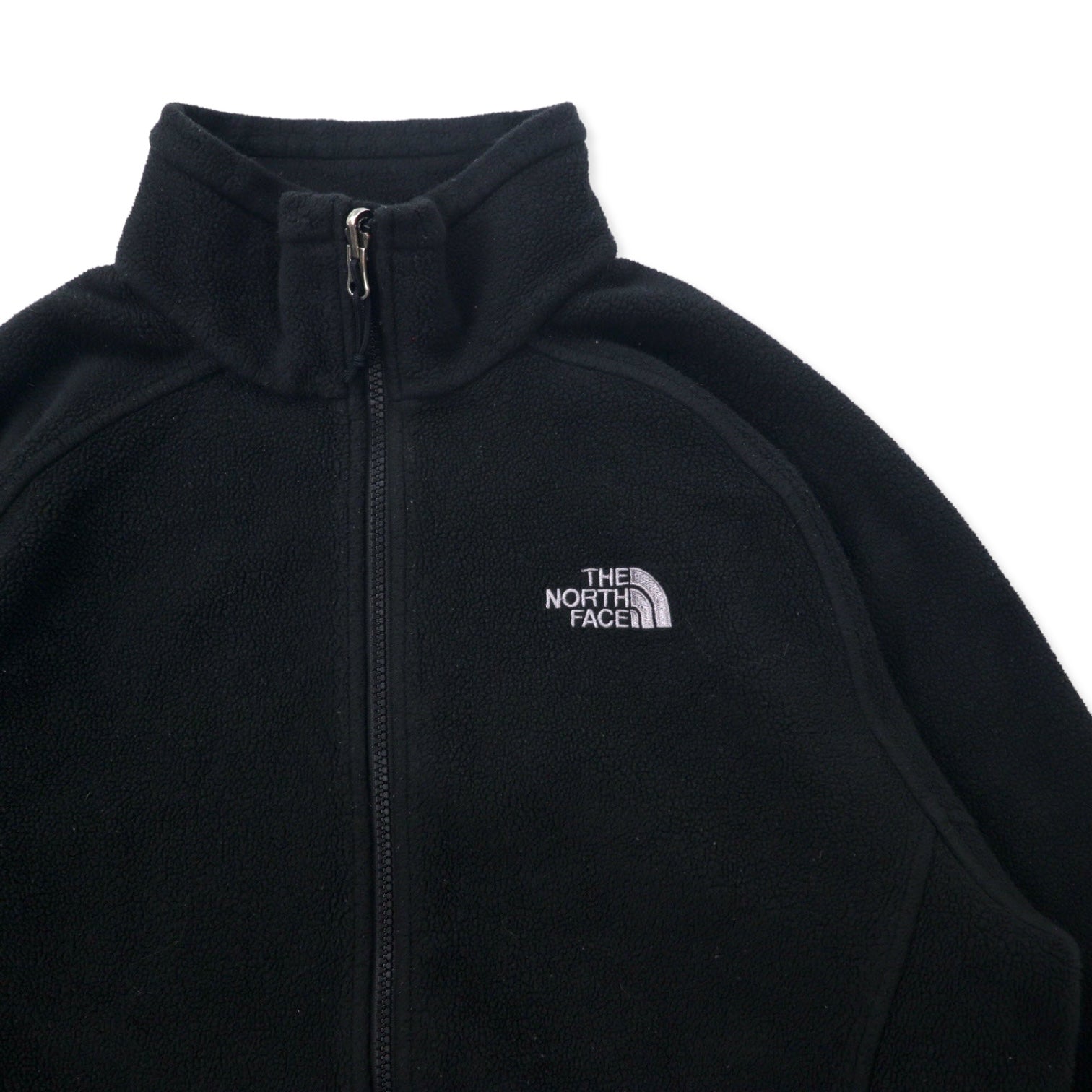 THE NORTH FACE Giacca in pile full zip M Nero Poliestere Logo ricamato a punto singolo