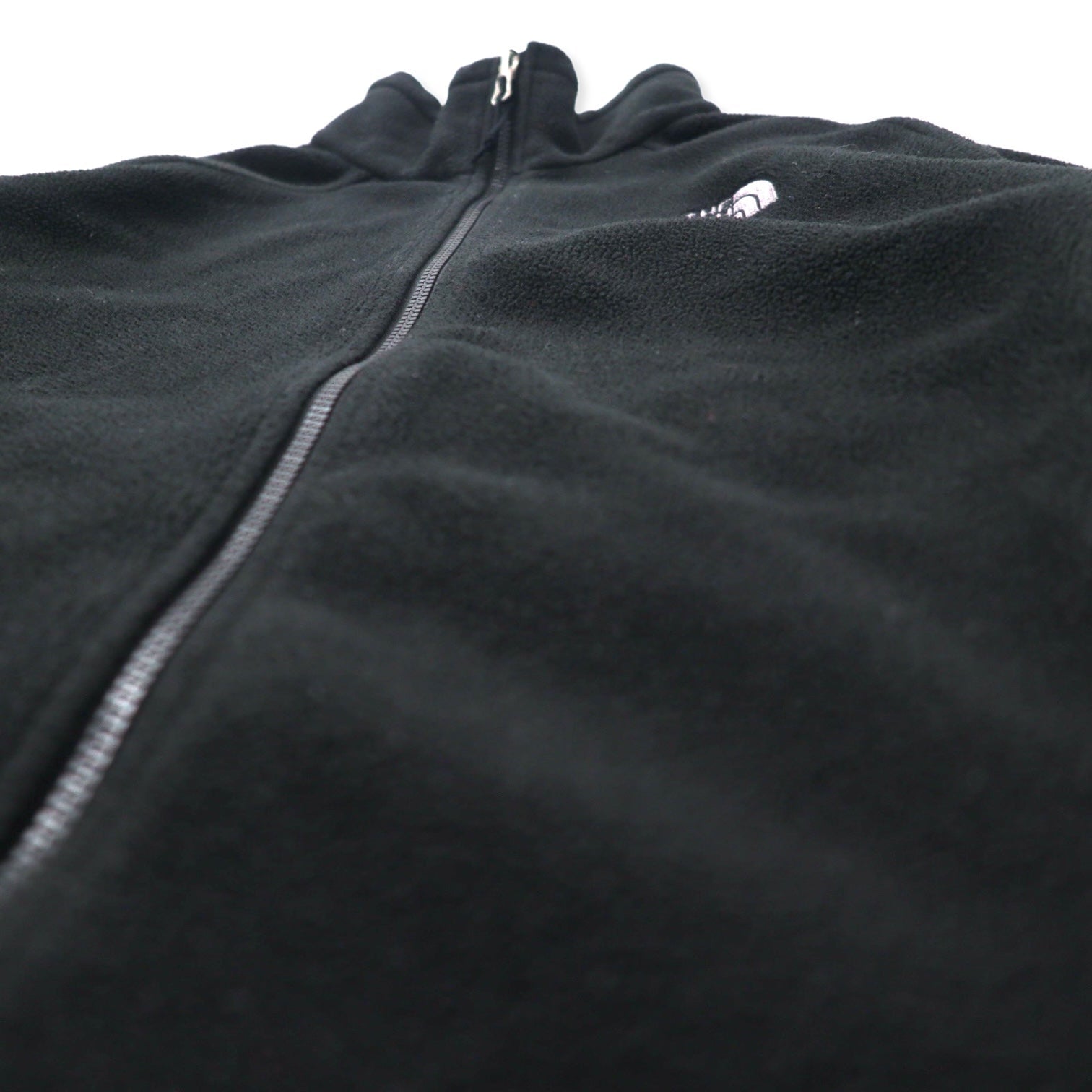 THE NORTH FACE Giacca in pile full zip M Nero Poliestere Logo ricamato a punto singolo