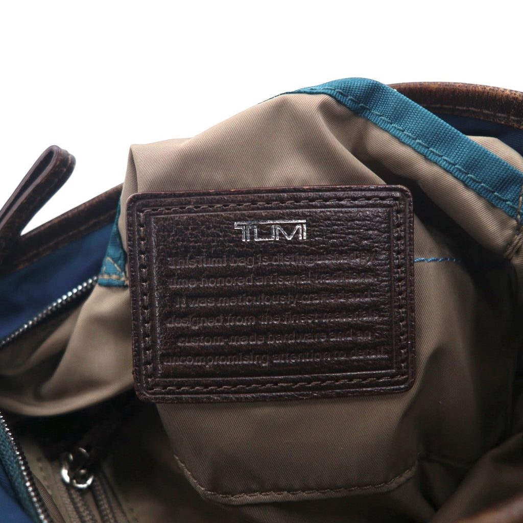TUMI クロスボディ ショルダーバッグ サコッシュ ネイビー ナイロン