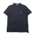 POLO RALPH LAUREN Polo Custom Fit L Nero Cotone Piquet Ricamo pony piccolo