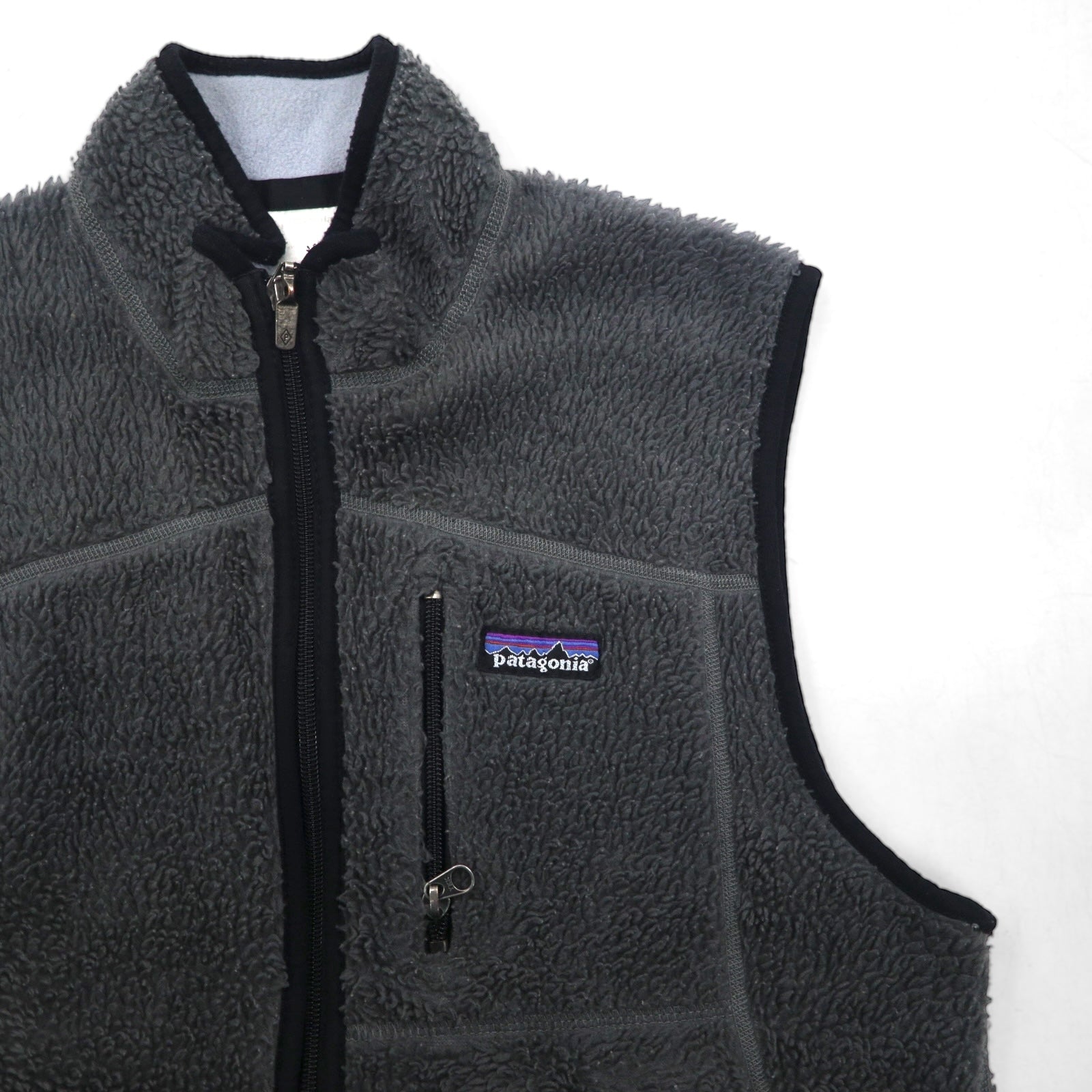 Patagonia 00年代 クラシック レトロX Classic Retro X vest フリース ベスト S グレー 23045 F6