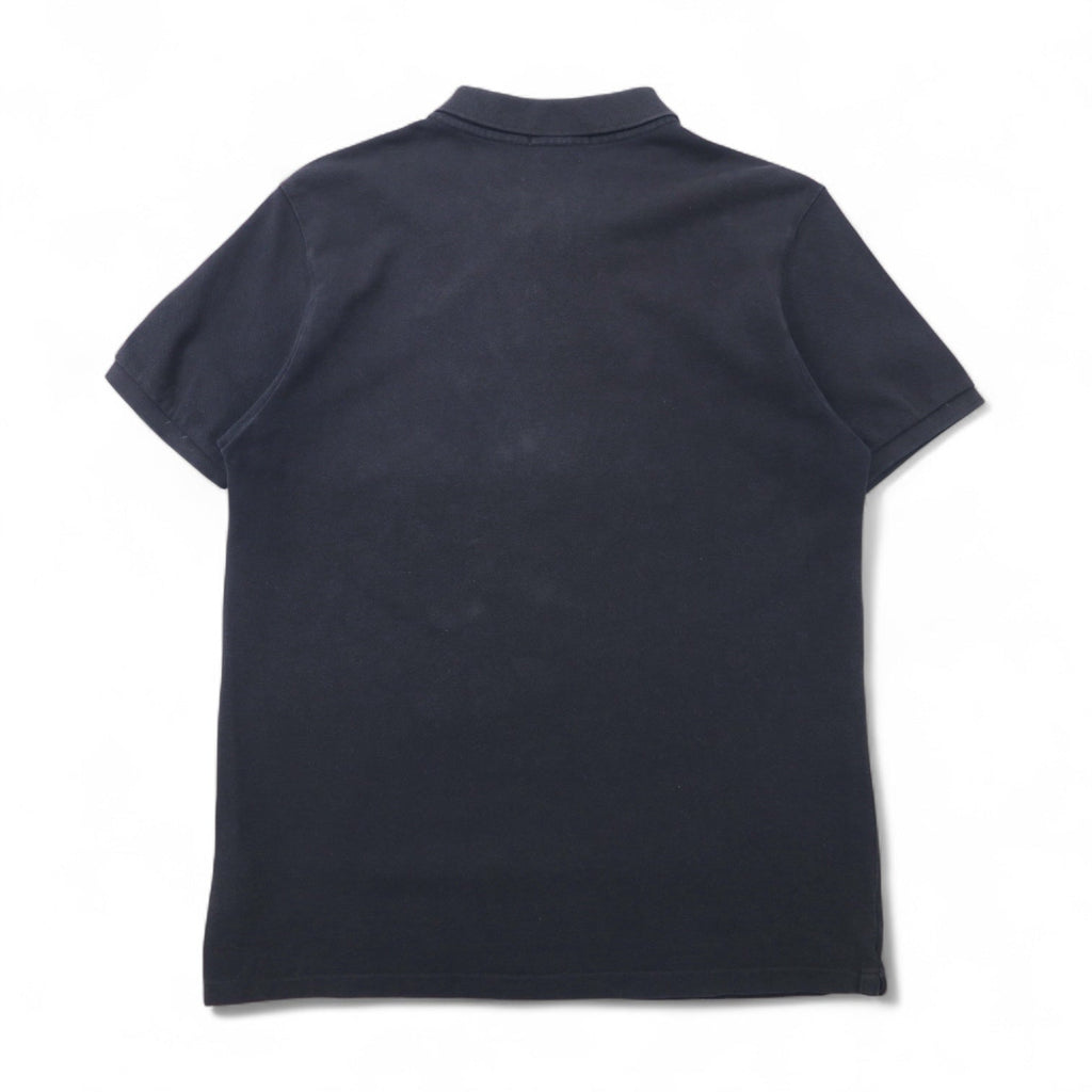 POLO RALPH LAUREN Polo Custom Fit L Nero Cotone Piquet Ricamo pony piccolo