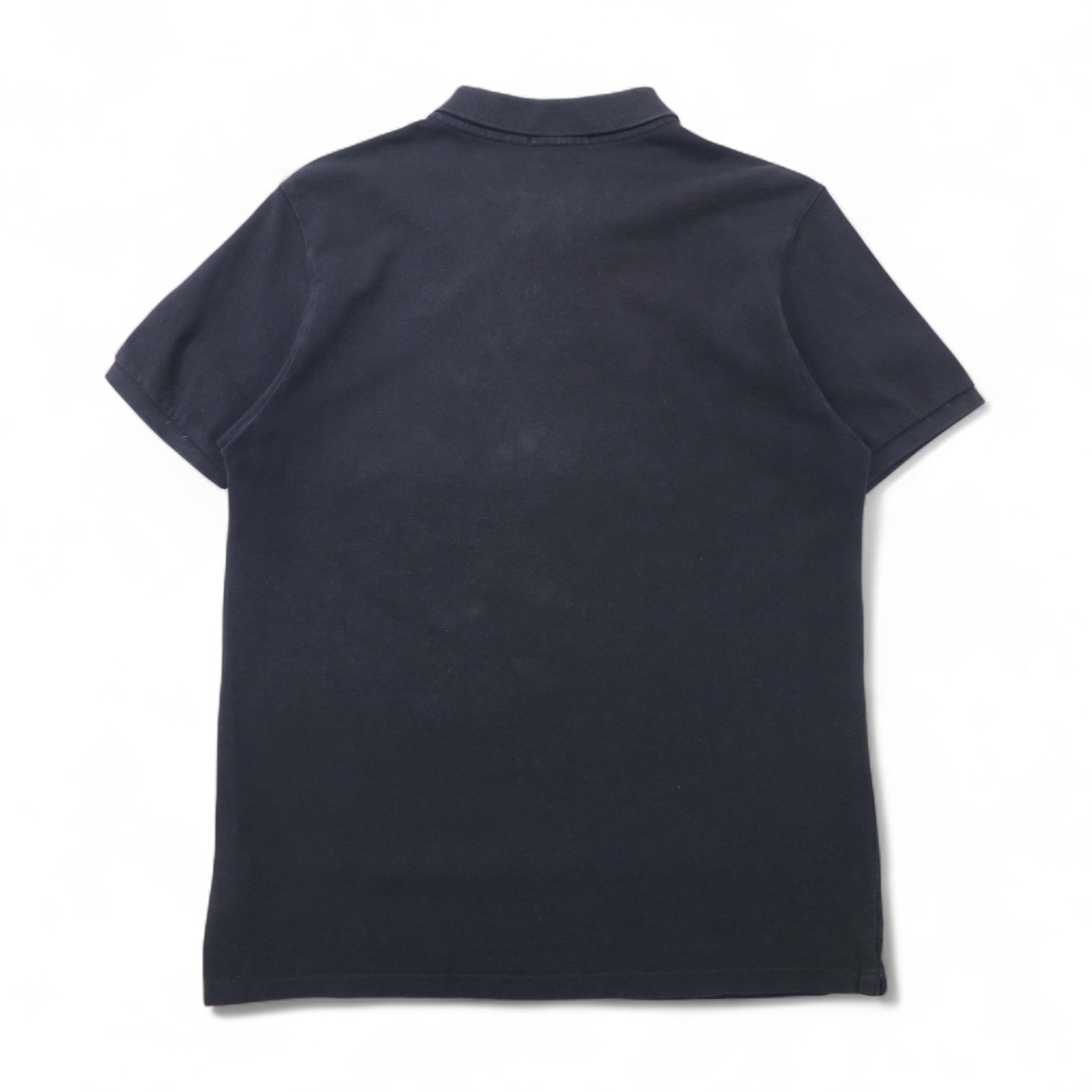 POLO RALPH LAUREN Polo Custom Fit L Nero Cotone Piquet Ricamo pony piccolo