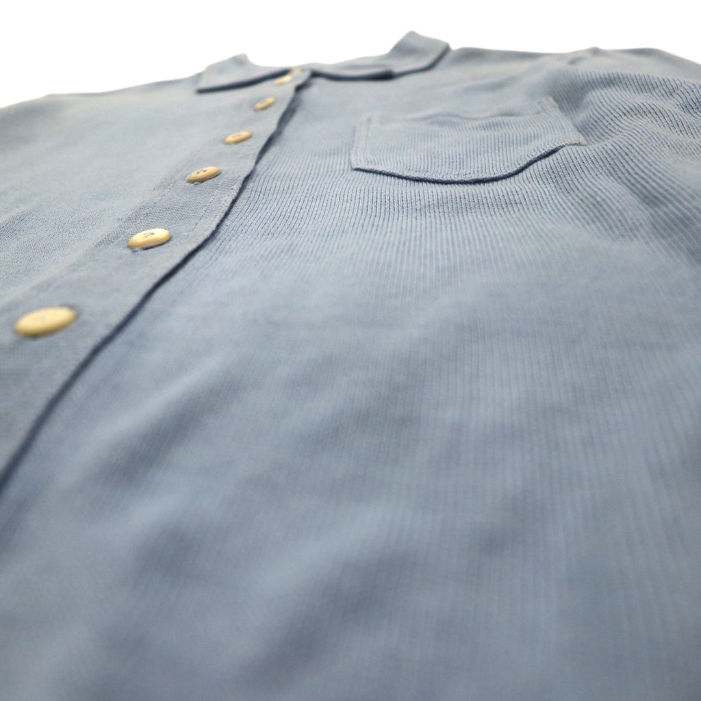 PRADA Cardigan in maglia con bottoni M Blu Cotone Made in Italy