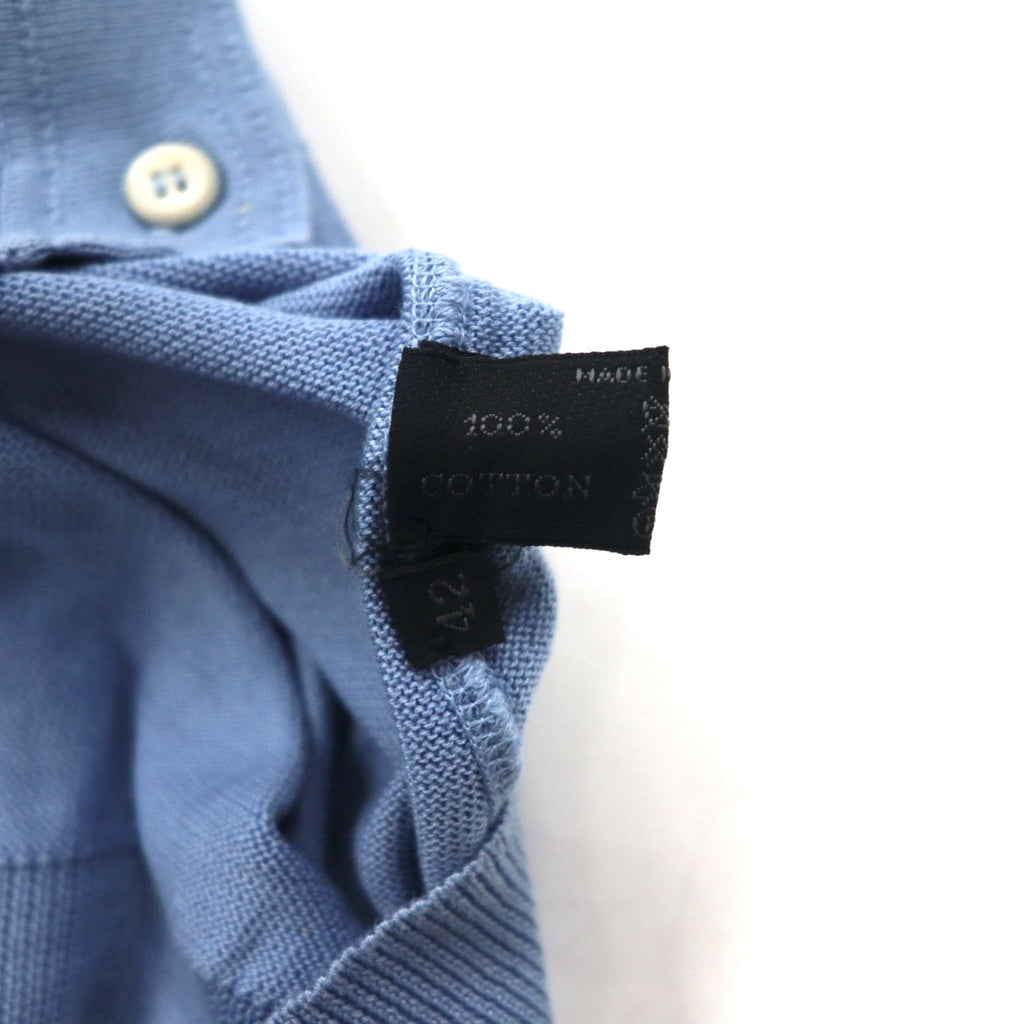 PRADA Cardigan in maglia con bottoni M Blu Cotone Made in Italy
