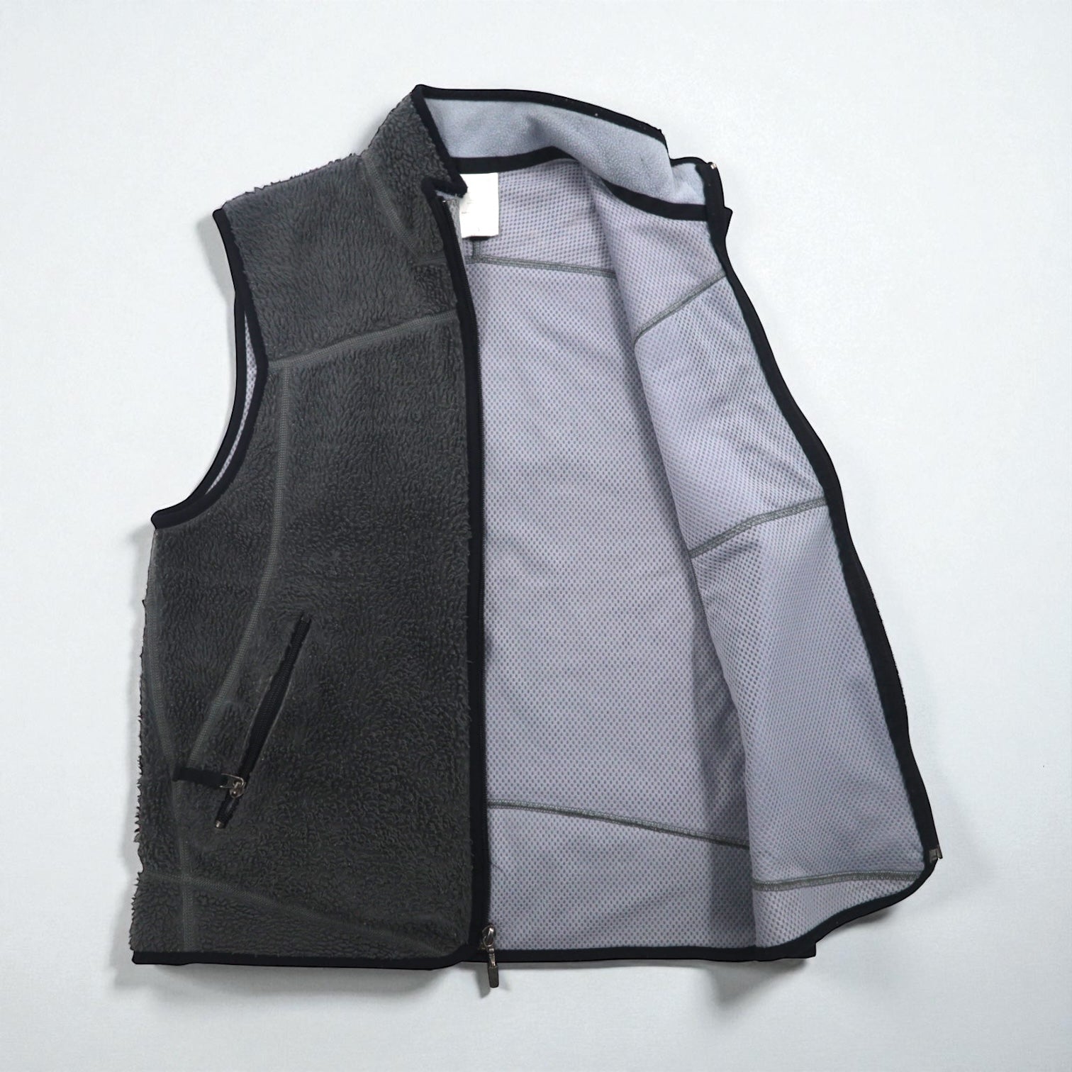 Patagonia 00年代 クラシック レトロX Classic Retro X vest フリース ベスト S グレー 23045 F6