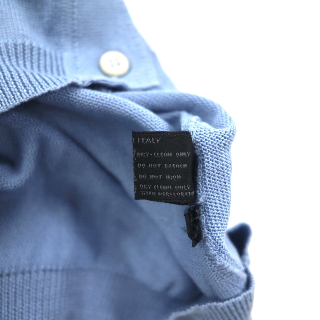 PRADA Cardigan in maglia con bottoni M Blu Cotone Made in Italy