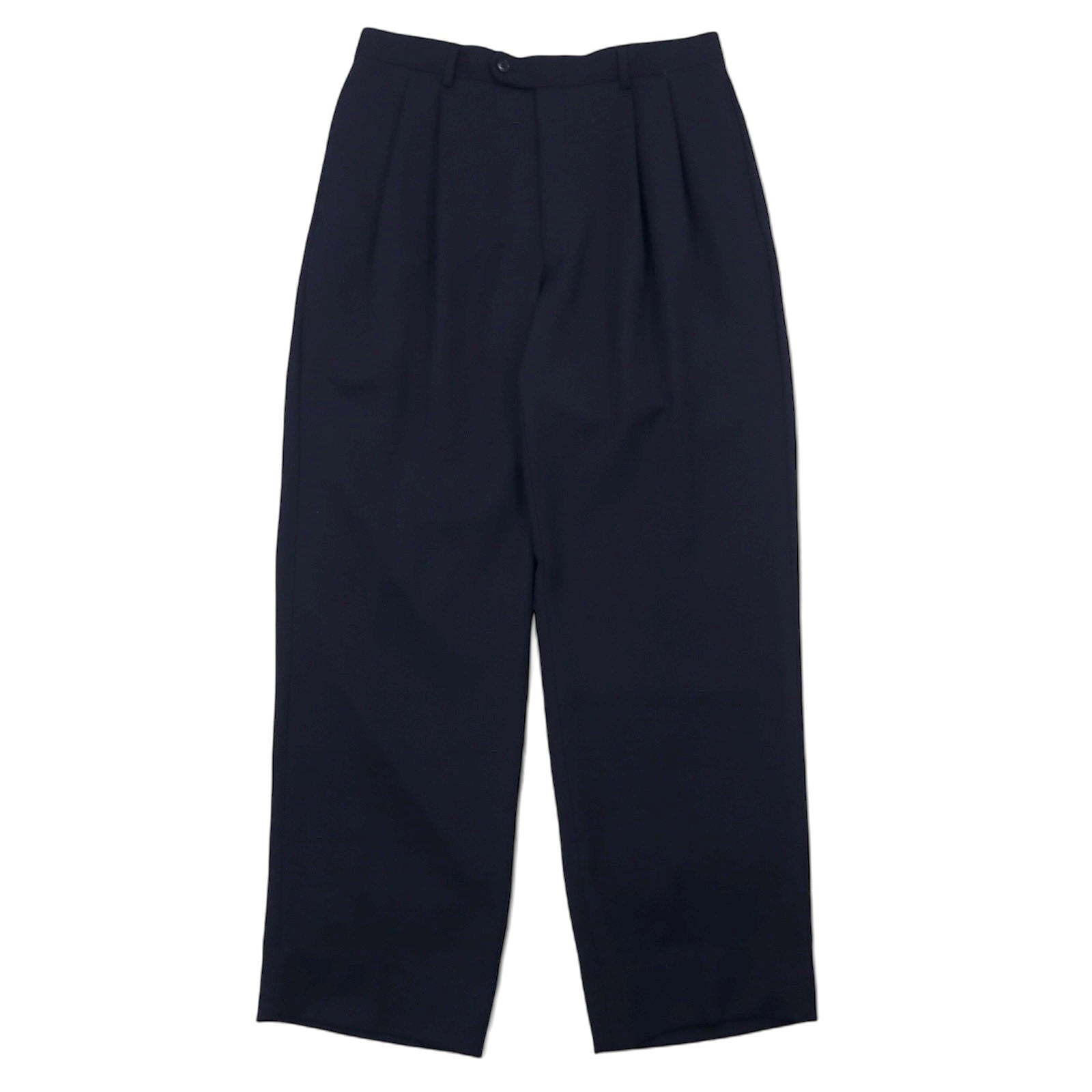 Pantaloni larghi con pieghe GOLDEN FIL, anni '90, made in USA, taglia 35, blu navy, in lana