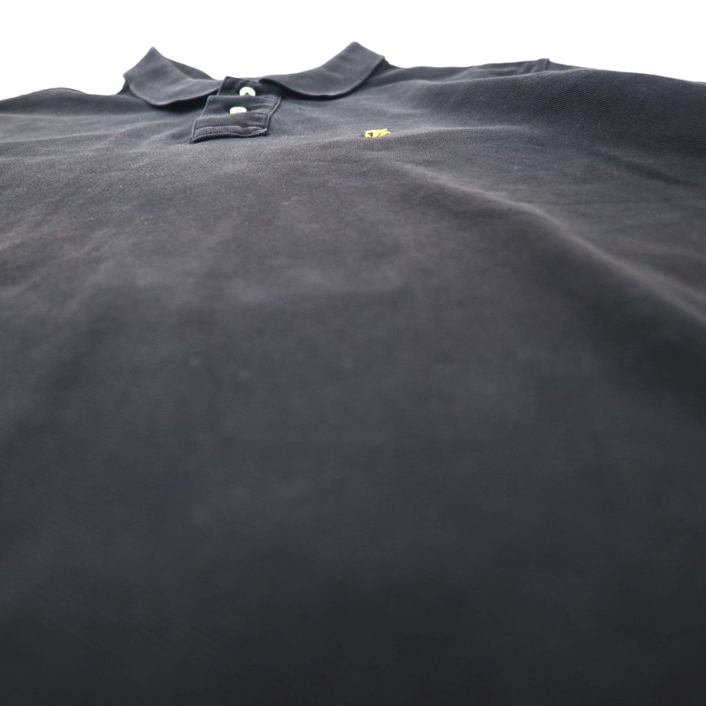 POLO RALPH LAUREN Polo Custom Fit L Nero Cotone Piquet Ricamo pony piccolo