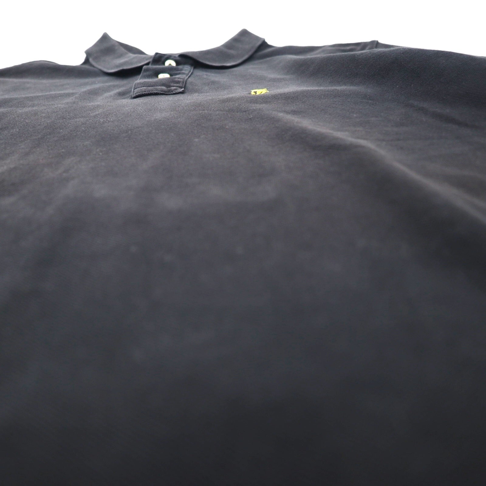 POLO RALPH LAUREN Polo Custom Fit L Nero Cotone Piquet Ricamo pony piccolo