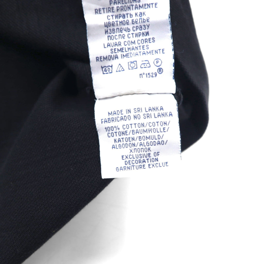POLO RALPH LAUREN Polo Custom Fit L Nero Cotone Piquet Ricamo pony piccolo