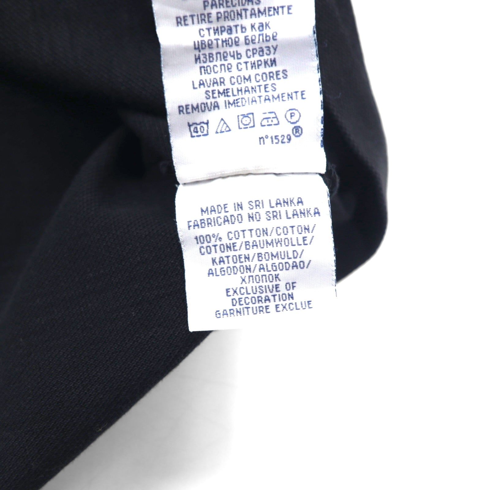 POLO RALPH LAUREN Polo Custom Fit L Nero Cotone Piquet Ricamo pony piccolo